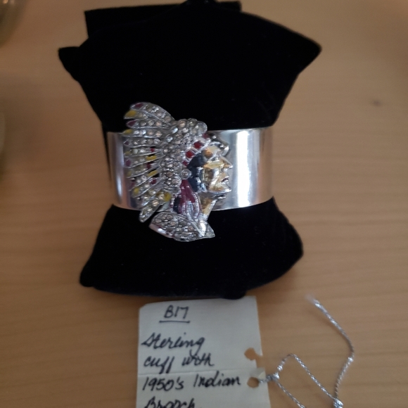 Art Smith Sterling Silver Brooch: Circa 1950 Sterling Silver with 1950 brooch